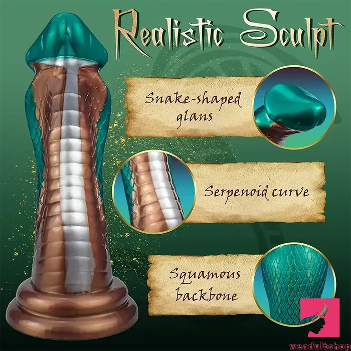 Female Sex Toys Weadultshop 906in Silicone Soft Big Fantasy Snake Curved Dildo For Sex Toy
