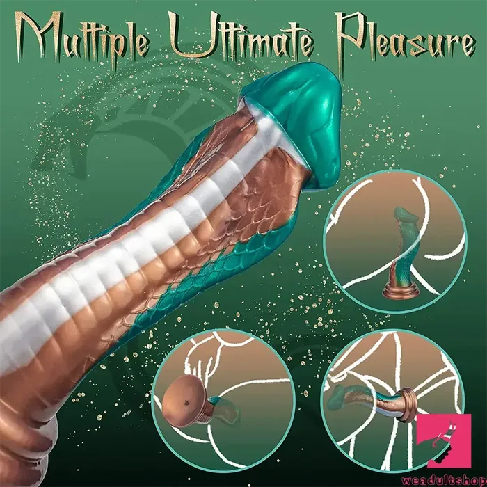 Female Sex Toys Weadultshop 906in Silicone Soft Big Fantasy Snake Curved Dildo For Sex Toy