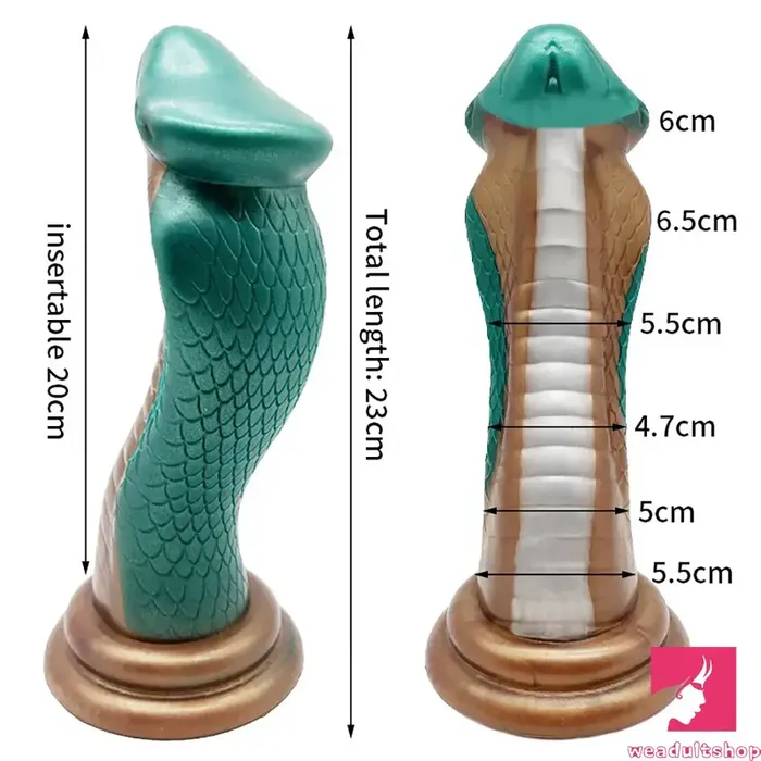 Female Sex Toys Weadultshop 906in Silicone Soft Big Fantasy Snake Curved Dildo For Sex Toy