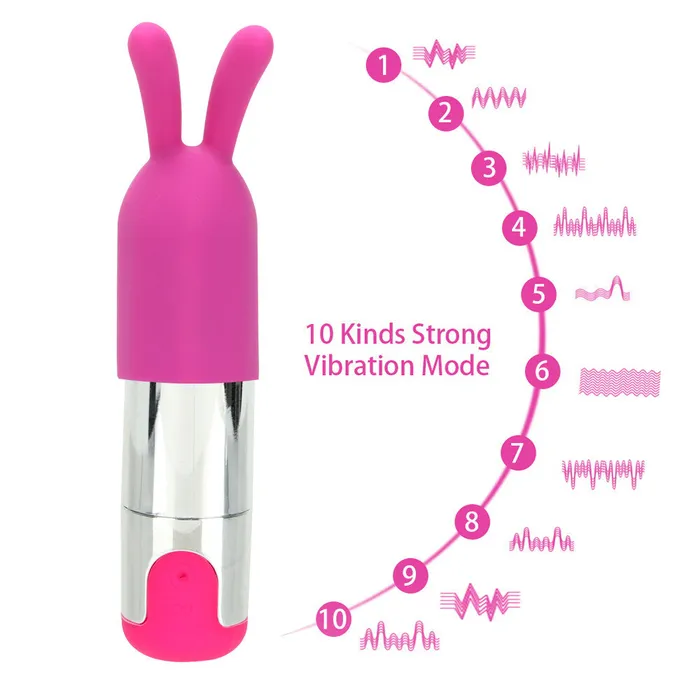 Female Sex Toys Weadultshop Mini USB Charging Strong Bullet Jump Egg Vibrator