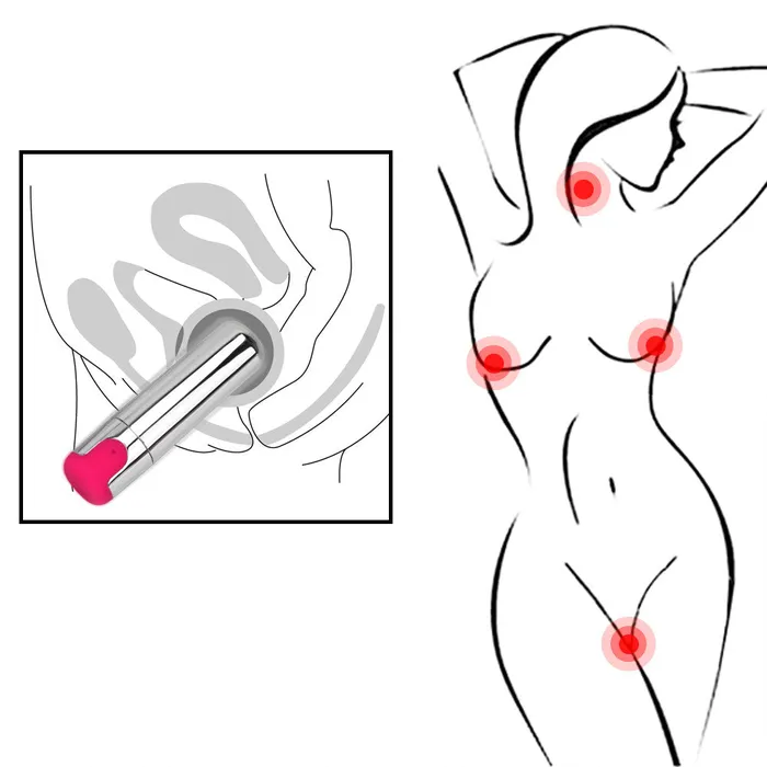 Female Sex Toys Weadultshop Mini USB Charging Strong Bullet Jump Egg Vibrator