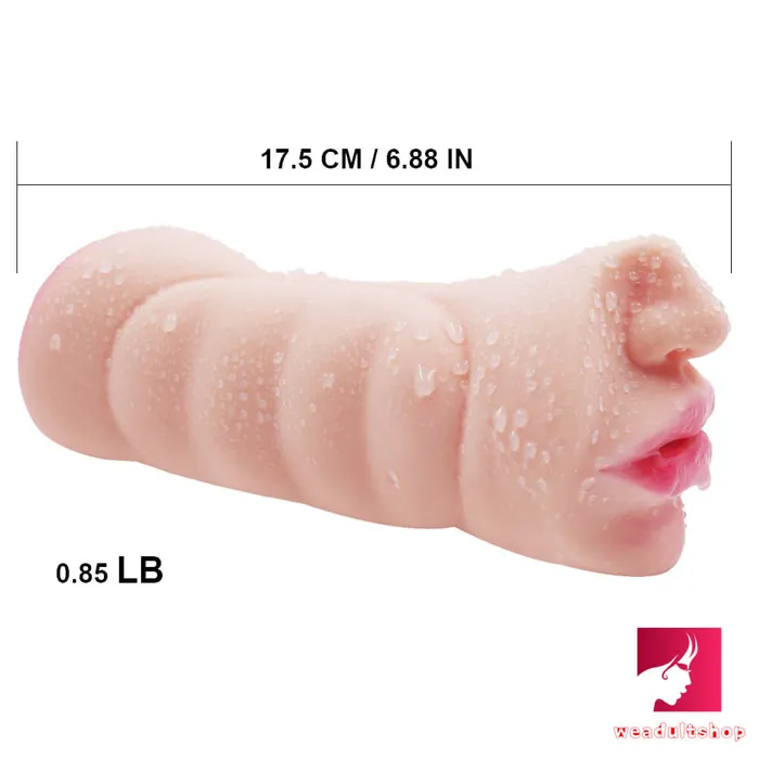 Female Sex Toys Weadultshop Realistic Feeling Dual Heads Pocket Pussy With Nose Mouth Pussy