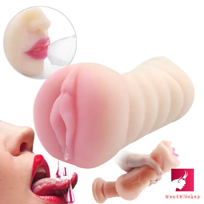 Female Sex Toys Weadultshop Realistic Feeling Dual Heads Pocket Pussy With Nose Mouth Pussy