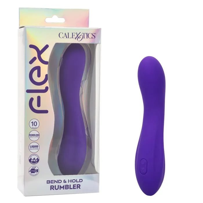 Flex Bend and Hold Rumbler Purple CalExotics Vibrators Flex Bend and Hold Rumbler Purple CalExotics Vibrators