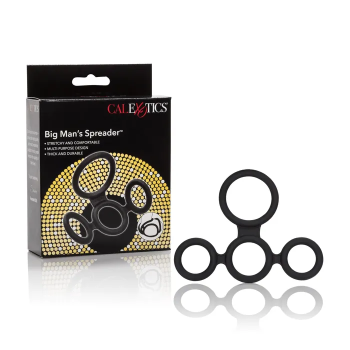 FourRing Silicone Erection Enhancer Stretchy Fun for Ultimate Pleasure Calexotics Male Sex Toys