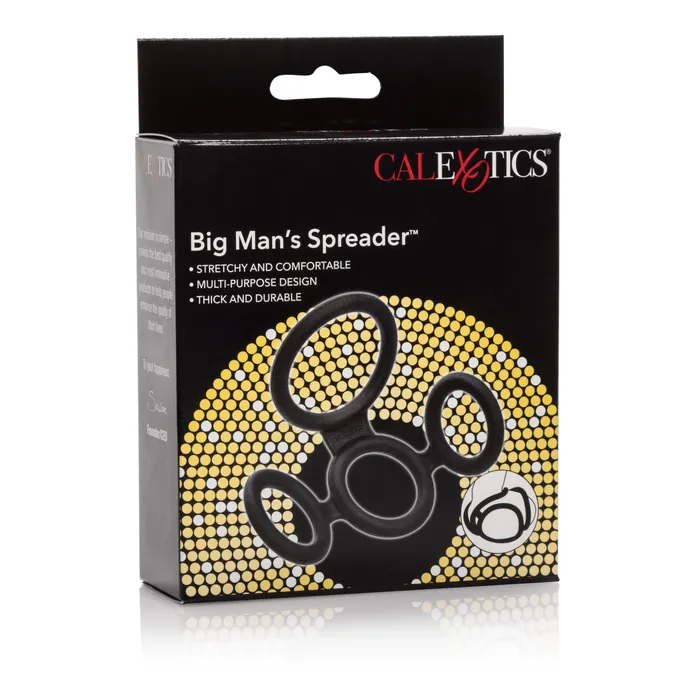 FourRing Silicone Erection Enhancer Stretchy Fun for Ultimate Pleasure Calexotics Male Sex Toys