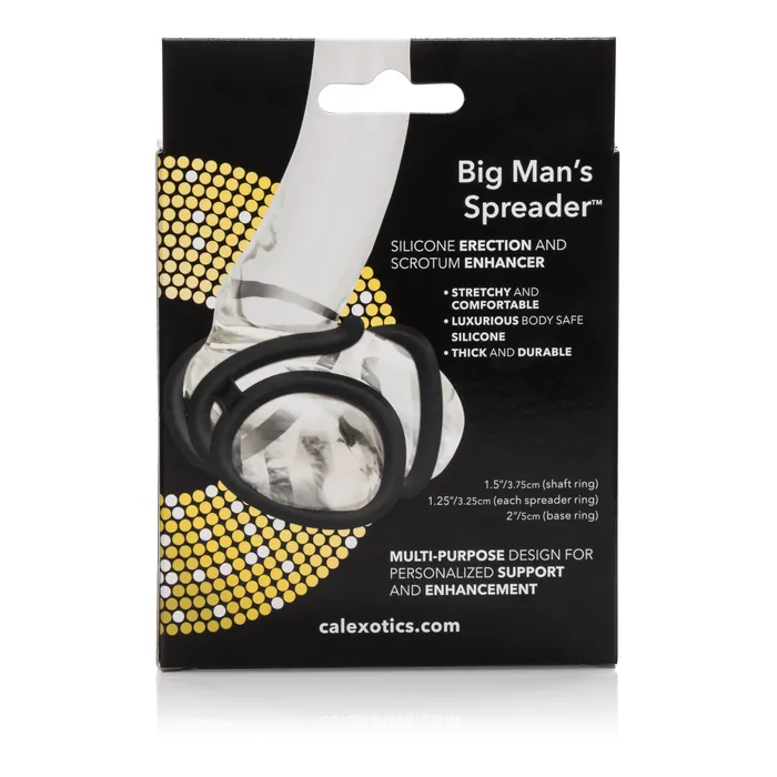 FourRing Silicone Erection Enhancer Stretchy Fun for Ultimate Pleasure Calexotics Male Sex Toys