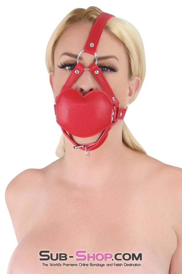 Idea Male Sex Toys 7935DL Red Lips Blow Job Trainer Thick Penis Gag Trainer