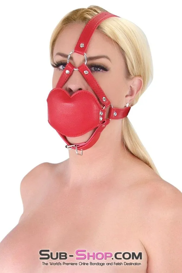 Idea Male Sex Toys 7935DL Red Lips Blow Job Trainer Thick Penis Gag Trainer