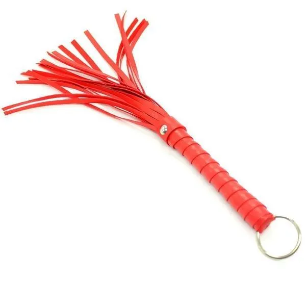 Idea Vibrators 2404DL bBOGOb Red All Over Lil Whipper 105 Leatherette Bondage Whip
