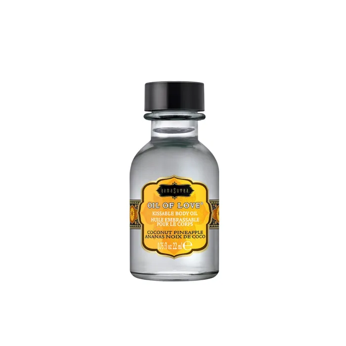 Kama Sutra Vibrators Oil of Love Coconut Pineapple 075 Fl Oz 22 ml