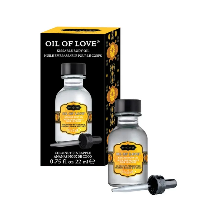 Kama Sutra Vibrators Oil of Love Coconut Pineapple 075 Fl Oz 22 ml Kama Sutra Vibrators Oil of Love Coconut Pineapple 075 Fl Oz 22 ml