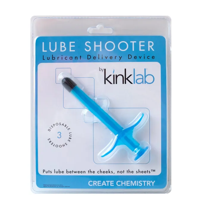 Kinklab Lube Shooter Blue Vibrators