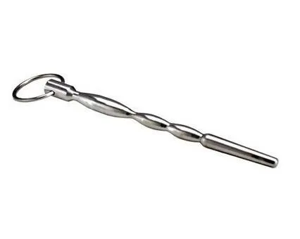 Male Sex Toys Aria 6963AR Flared Long Stainless Steel Penis Plug