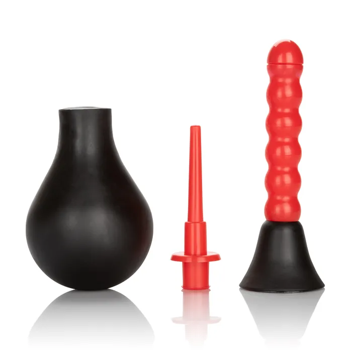 Male Sex Toys Ribbed Fun EasytoUse Anal Douche for Clean Adventures Calexotics