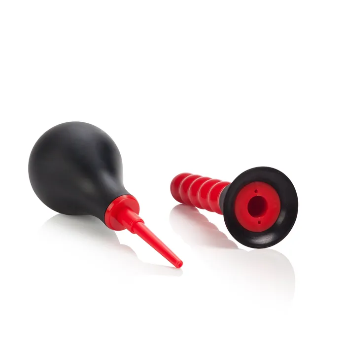 Male Sex Toys Ribbed Fun EasytoUse Anal Douche for Clean Adventures Calexotics