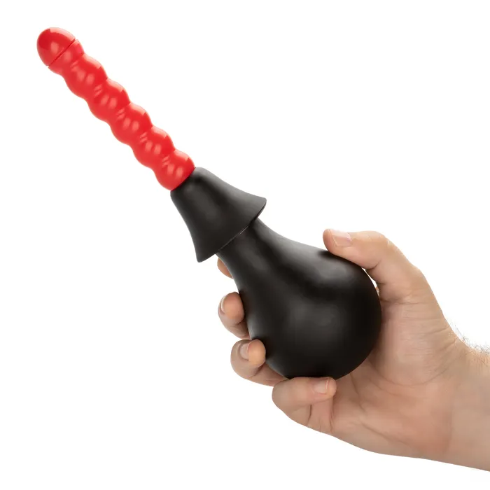 Male Sex Toys Ribbed Fun EasytoUse Anal Douche for Clean Adventures Calexotics