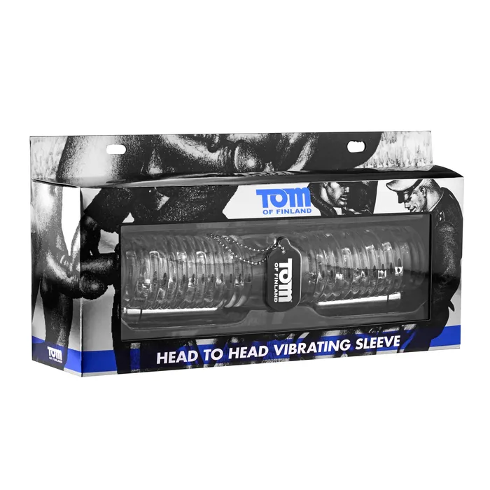 Male Sex Toys Tom of Finland Head to Head Vibrating Sleeve XR Brands Male Sex Toys Tom of Finland Head to Head Vibrating Sleeve XR Brands