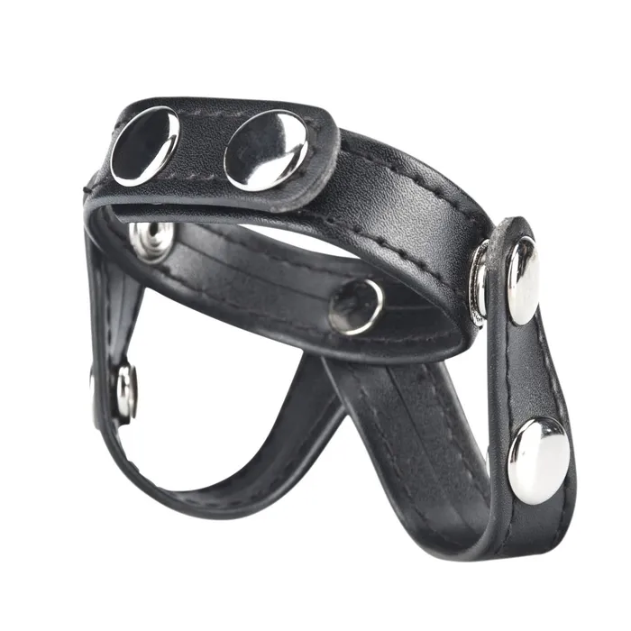 Male Sex Toys VStyle Cock Ring with Ball Divider Blue Line Men