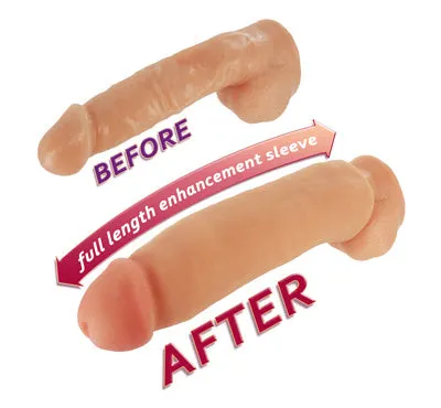 Male Sex Toys Xr Brands Sexflesh Magic Fit Penis Sleeve Extender Stretchy Lifelike Fun for Extra Length Width Male Sex Toys Xr Brands Sexflesh Magic Fit Penis Sleeve Extender Stretchy Lifelike Fun for Extra Length Width