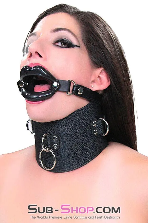 Moonwell Couples 2438MSIS Sissy Boi Bondage Rag Doll Black Female Led Relationship Sex Lips Strapped Open Mouth Gag