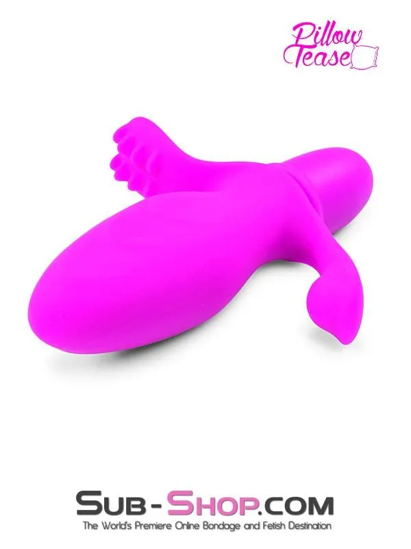 Moonwell Female Sex Toys 1513M 10 Function Silicone Anal Vibrator with Perineum Stimulator