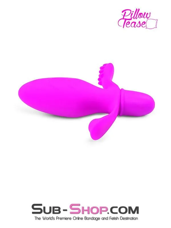 Moonwell Female Sex Toys 1513M 10 Function Silicone Anal Vibrator with Perineum Stimulator