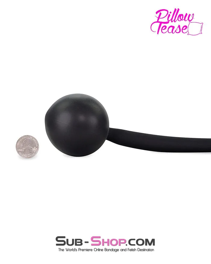 Moonwell Male Sex Toys 7344M Vibro Ball Inflatable Silicone Plug with Removeable Hose Pump