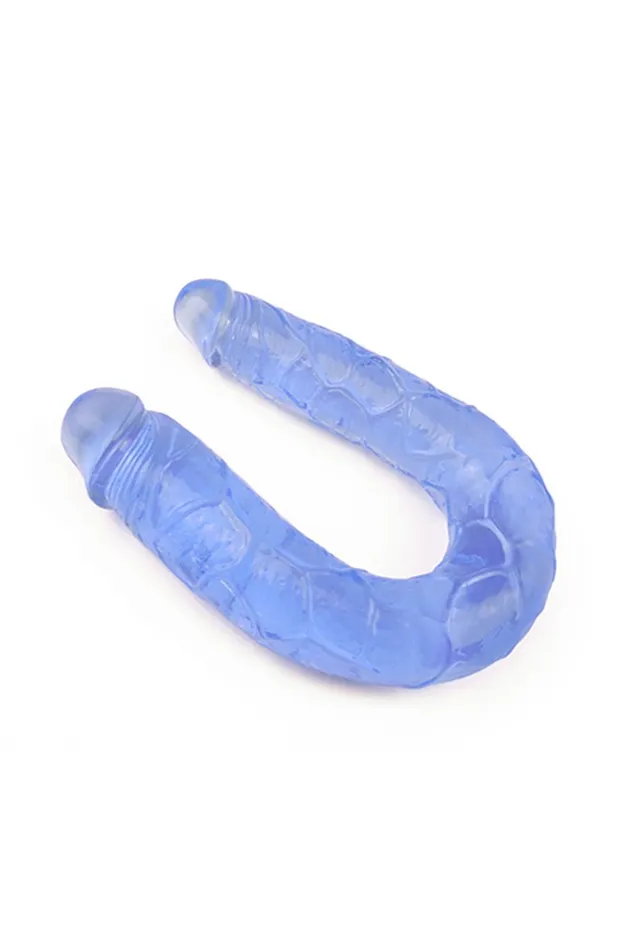 mysite Female Sex Toys Baile DoubleEnded Crystal TPR Jelly Realistic Dildo