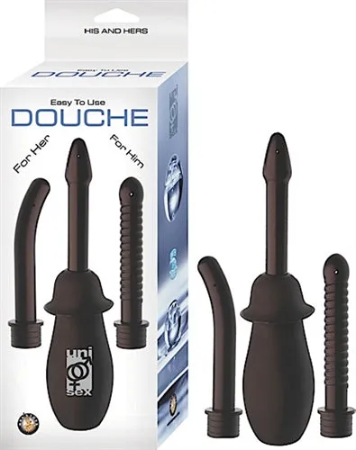 Nasstoys Male Sex Toys Fun and Easy Douche with 3 Attachments for a Clean Adventure