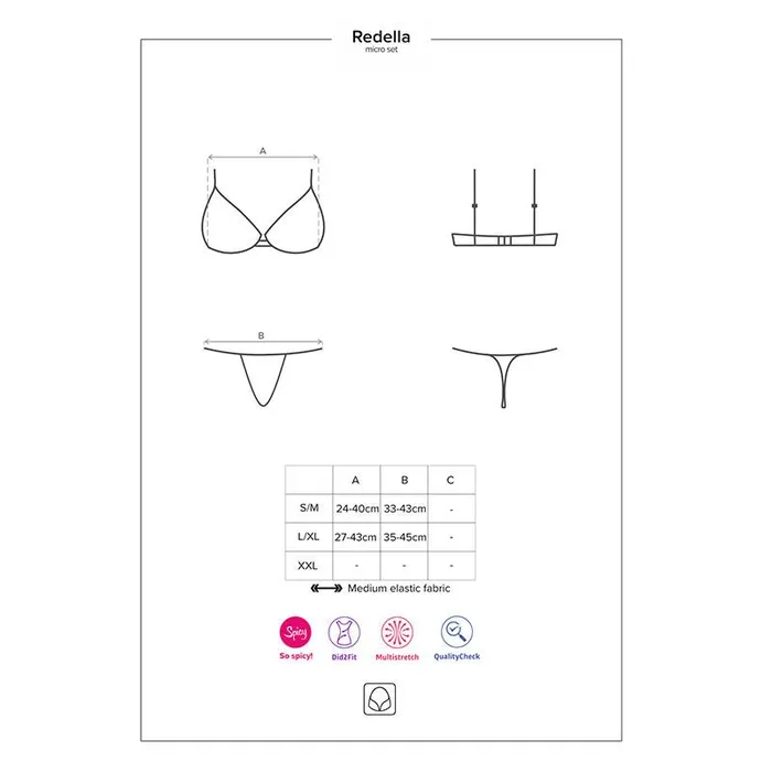 Obsessive Anal Redella Set 2 pezzi