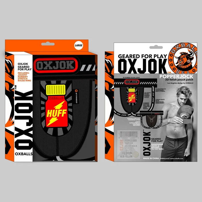 OXJok Anal Pjock 3d Rubber Patch Pouch Blackred Xl OXJok Anal Pjock 3d Rubber Patch Pouch Blackred Xl