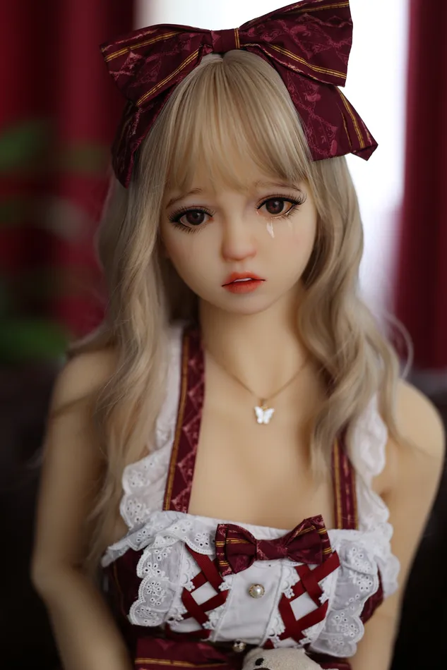 Alice 140cm4ft6 Cute Crying Girl Adult Doll Toy with Normal Breasts Blonde EL DOLL Male Sex Toys Alice 140cm4ft6 Cute Crying Girl Adult Doll Toy with Normal Breasts Blonde EL DOLL Male Sex Toys