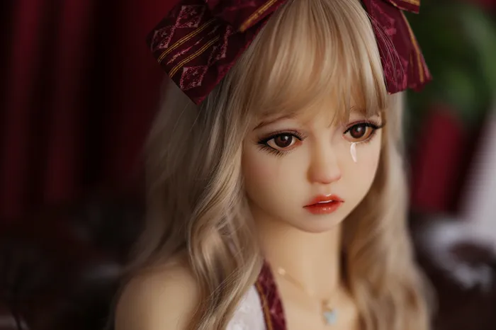 Alice 140cm4ft6 Cute Crying Girl Adult Doll Toy with Normal Breasts Blonde EL DOLL Male Sex Toys