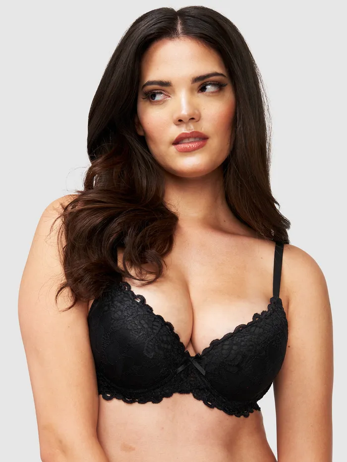 Couples Fredericks Of Hollywood Amanda Lace Push Up Bra
