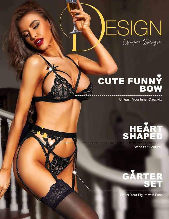Couples wesweetie RSLOVE Women Lingerie Sets with Garter Belt 3 Piece Lace Teddy Babydoll Bodysuit Couples wesweetie RSLOVE Women Lingerie Sets with Garter Belt 3 Piece Lace Teddy Babydoll Bodysuit