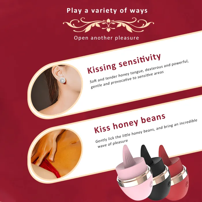 Female Sex Toys Lurevibe Licking tongue bouncing magnetic attraction egg skipping Lurevibe