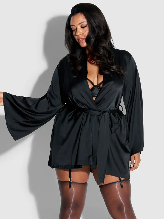Fredericks Of Hollywood Vibrators Petra Satin Short Robe Fredericks Of Hollywood Vibrators Petra Satin Short Robe