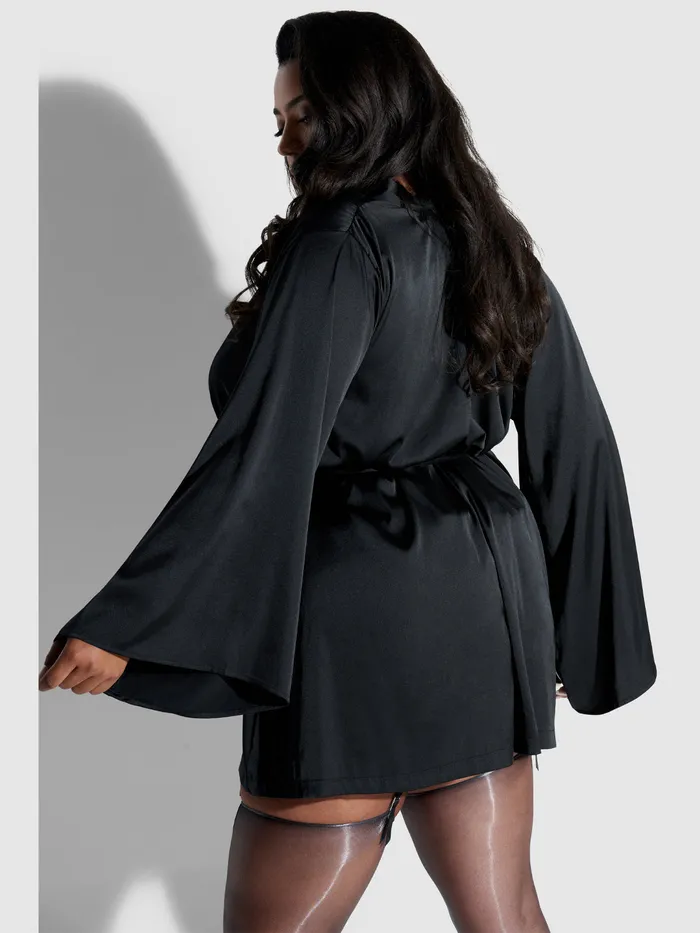 Fredericks Of Hollywood Vibrators Petra Satin Short Robe Fredericks Of Hollywood Vibrators Petra Satin Short Robe