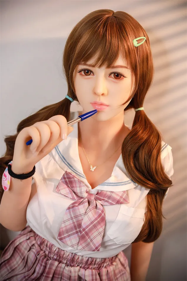 Haruka148cm4ft9 CAN Stock Lifelike Japanese Sex Doll Realistic Full Size Big Tits Dress In Uniforms For An Exotic Sex Experience COS DOLL Male Sex Toys
