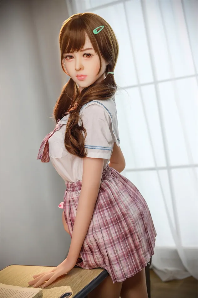 Haruka148cm4ft9 CAN Stock Lifelike Japanese Sex Doll Realistic Full Size Big Tits Dress In Uniforms For An Exotic Sex Experience COS DOLL Male Sex Toys