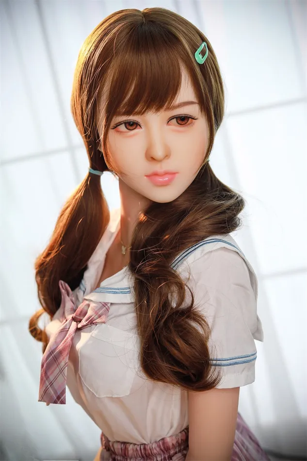 Haruka148cm4ft9 CAN Stock Lifelike Japanese Sex Doll Realistic Full Size Big Tits Dress In Uniforms For An Exotic Sex Experience COS DOLL Male Sex Toys