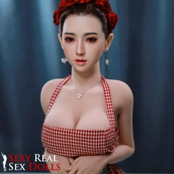 JY Male Sex Toys 157cm 5ft2 Silicone Head with Sexy Body and Ample Breast Sex Doll Bree