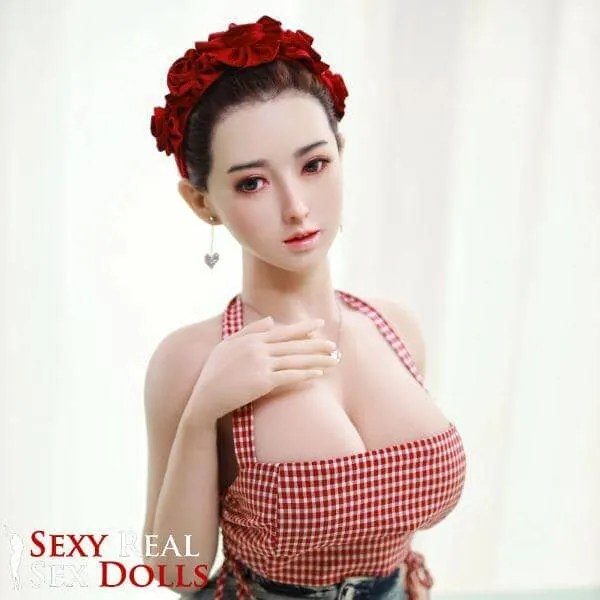 JY Male Sex Toys 157cm 5ft2 Silicone Head with Sexy Body and Ample Breast Sex Doll Bree