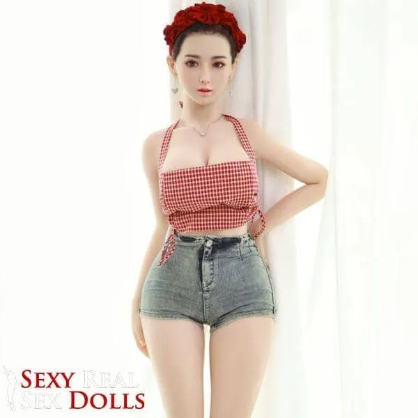 JY Male Sex Toys 157cm 5ft2 Silicone Head with Sexy Body and Ample Breast Sex Doll Bree