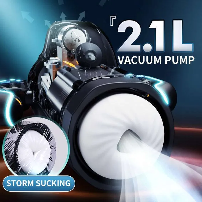 Leten Male Sex Toys Deluxe Vibrating Sucking Heating Male Masturbator