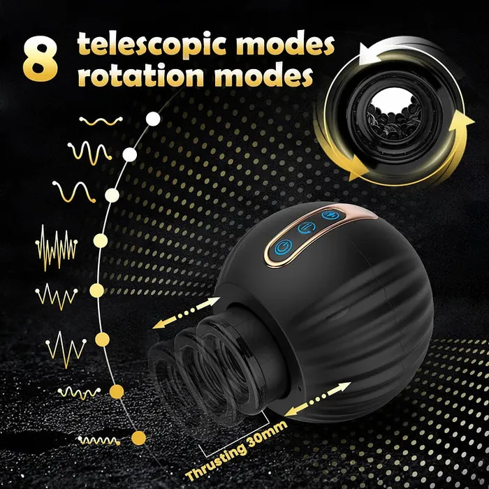 Lurevibe Automatic Rotating Thrusting Male Masturbator Blowjob Pocket Pusssy lurevibe Male Sex Toys Lurevibe Automatic Rotating Thrusting Male Masturbator Blowjob Pocket Pusssy lurevibe Male Sex Toys