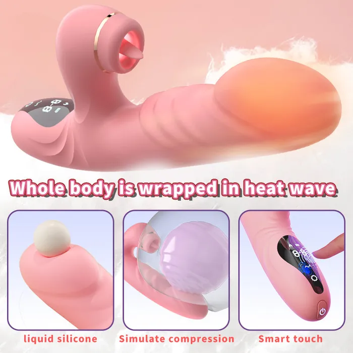 Lurevibe Electric Heated Vibrator Automatic Sucking Thrusting Machine For Women Lurevibe Vibrators Lurevibe Electric Heated Vibrator Automatic Sucking Thrusting Machine For Women Lurevibe Vibrators