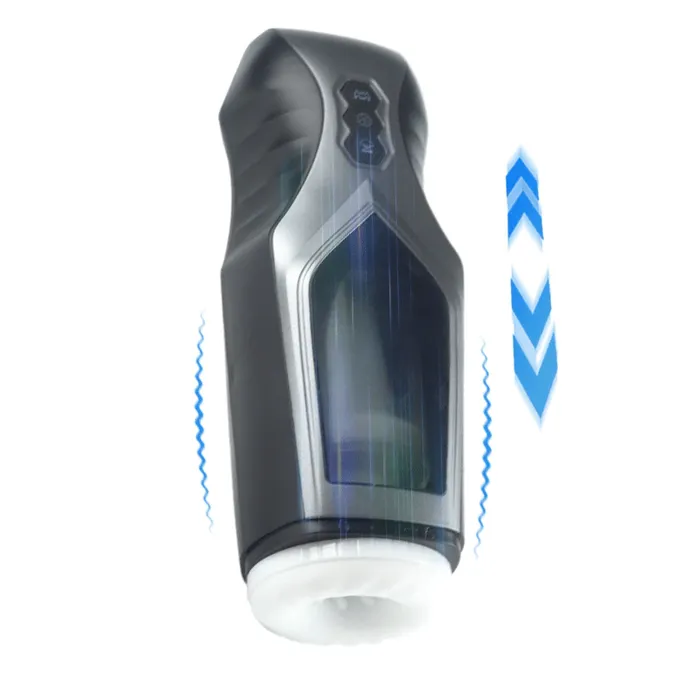 lurevibe Lurevibe Thursting Vibrating With Huge Visible Window Oral Male Masturbation Male Sex Toys
