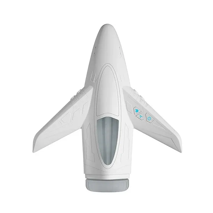 Lurevibe Male Sex Toys Jet Fighter Retractable Vibrating Heated Male Masturbator